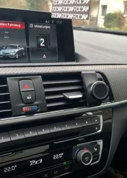 Handyhalter passend zu BMW 2er ab 11/2013 Made in GERMANY inkl. Magnethalterung 360° Dreh-Schwenkbar!!